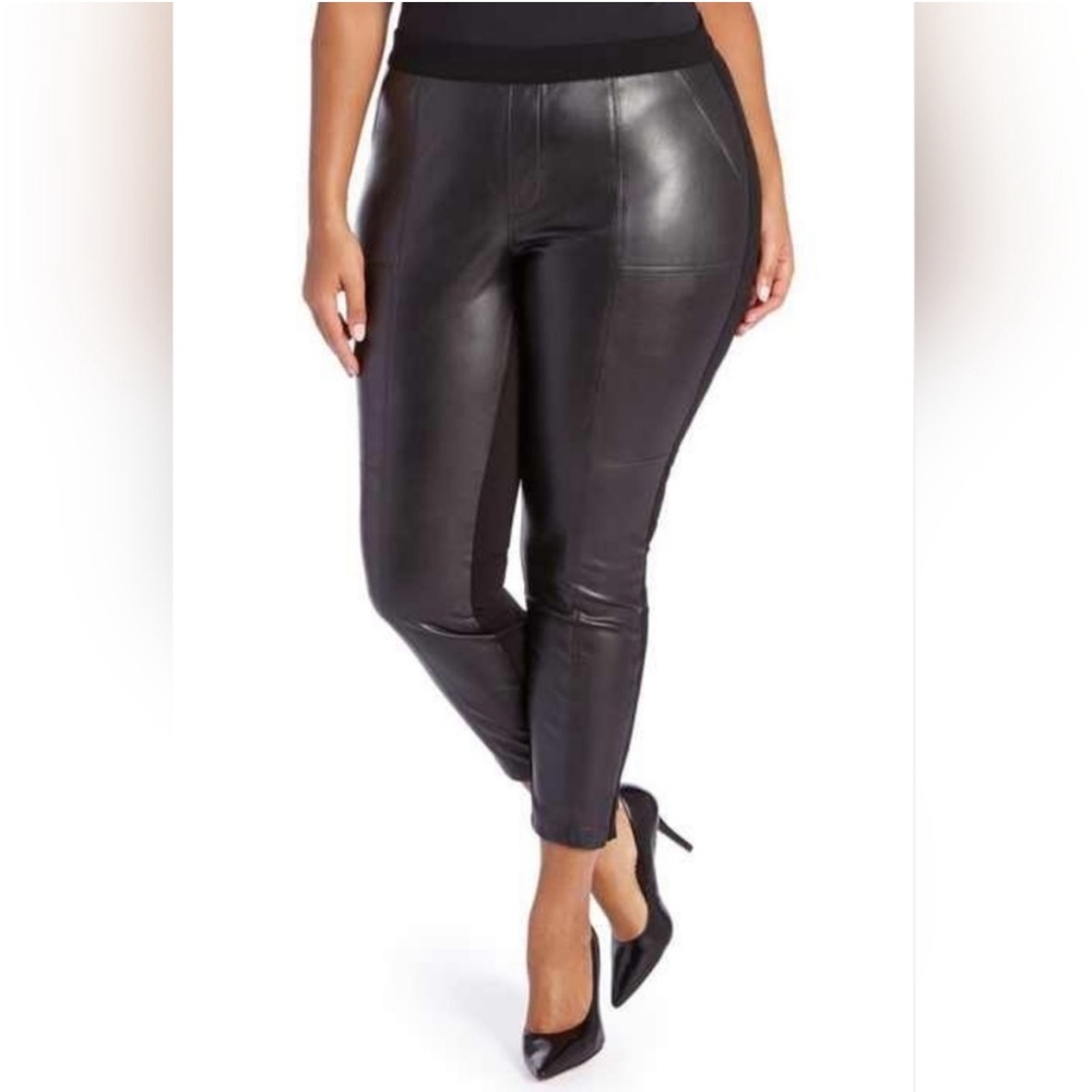 💥HP💥 LOVE & LEGEND FAUX LEATHER COMFORT WAIST SKINNY PANTS